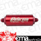 Peterson PFS09-0616 600 Series Inline Petrol/Methanol Filter -6 AN Male 60 Micron Filter 4.5" X 2"
