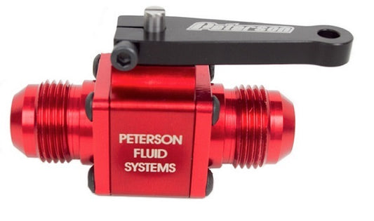 Peterson PFS09-0920 Small Body Inline Ball Valve -8 AN To -8 AN Male