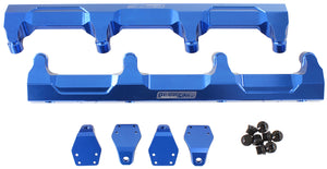 Aeroflow AF64-2124 GM LSA Supercharged Fuel Rail -8ORB Inlets / Outlets Billet
