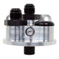 Peterson PFS09-1301 Billet Remote Filter Firewall Mount Suit Chev 13/16" Filter With -10 AN Male Fittings