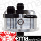 Peterson PFS09-1302 Billet Remote Filter Firewall Mount Suit Chev 13/16" Filter With -12 AN Male Fittings