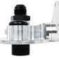 Peterson PFS09-1352 Billet Remote Filter Firewall Mount Suit Filter With 1-1/2-12" Thread With -12 AN Male Fittings