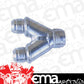 Peterson PFS10-0017 Aluminium Tube Y-Manifold -12 to -10 -10 AN