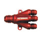 Peterson PFS10-0041 Billet 4 Way Manifold -8 AN X -6 AN X -6 AN X -6 AN
