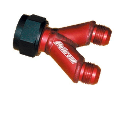 Peterson PFS10-1730 Radiator Y Manifold -20 AN Female To X 2 -12 AN Male