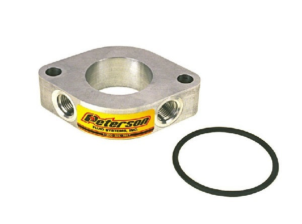 Peterson PFS10-2257 Billet Water Neck Riser Block 1-1/4" Thick With x1 -10AN Port