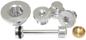 Aeroflow AF64-2125 GM LS Welsh Plug Kit with 6061 Barb Ell