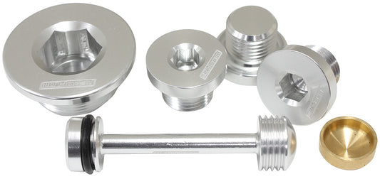 Aeroflow AF64-2125 GM LS Welsh Plug Kit with 6061 Barb Ell