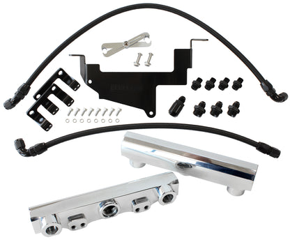 Aeroflow AF64-2131P for Toyota 86 / Brz Fuel Rail Kit -8ORB Inlets / Outlets Scion