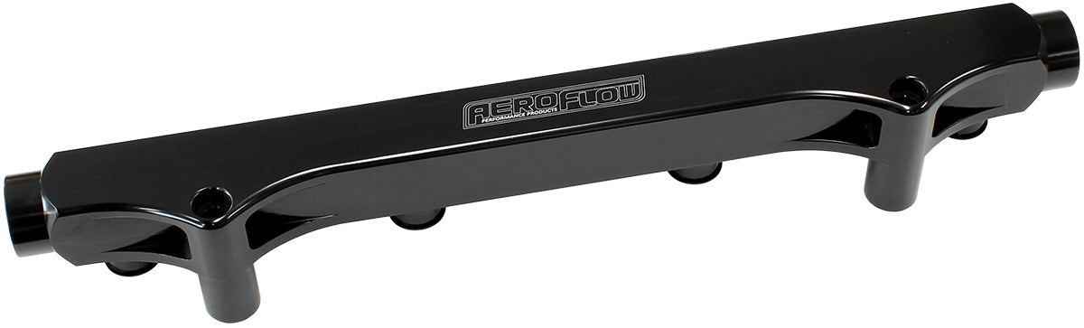 Aeroflow AF64-2133BLK Audi Vw 1.8L 20V Fuel Rail -8ORB Inlets / Outlets Black