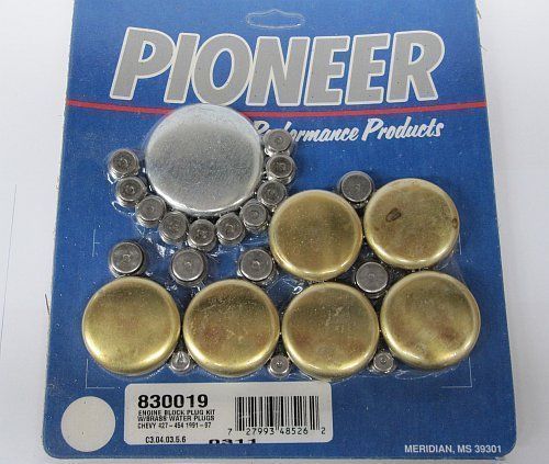 Pioneer PI830019 Mk 5 - 6 Brass Welsh Plug Kit Chev Big Block V8 1991-97