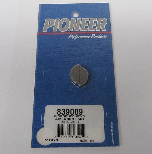 Pioneer PI839009 Crankshaft Key 3/16"W x 0.750"L x 0.300"D 2Pk suit Chev Sb/Bb