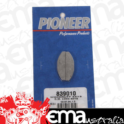 Pioneer PI839010 Crankshaft Key 3/16"W x 1.375"L x 0.400"D 2Pk suit Chev SB