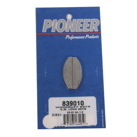 Pioneer PI839010 Crankshaft Key 3/16"W x 1.375"L x 0.400"D 2Pk suit Chev SB