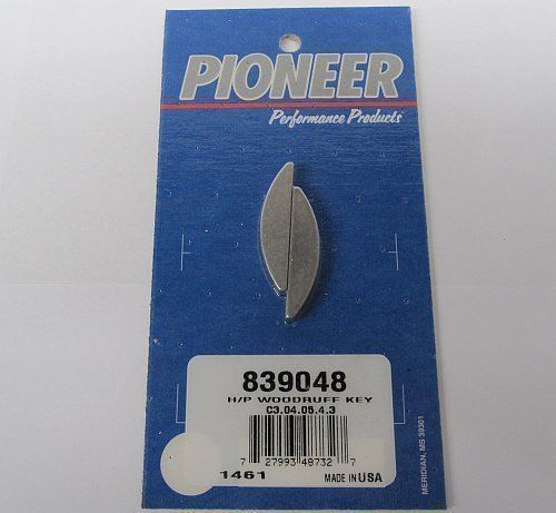 Pioneer PI839048 Crankshaft Key 3/16"W x 1.375"L x 0.300"D 2Pk suit Ford 302W
