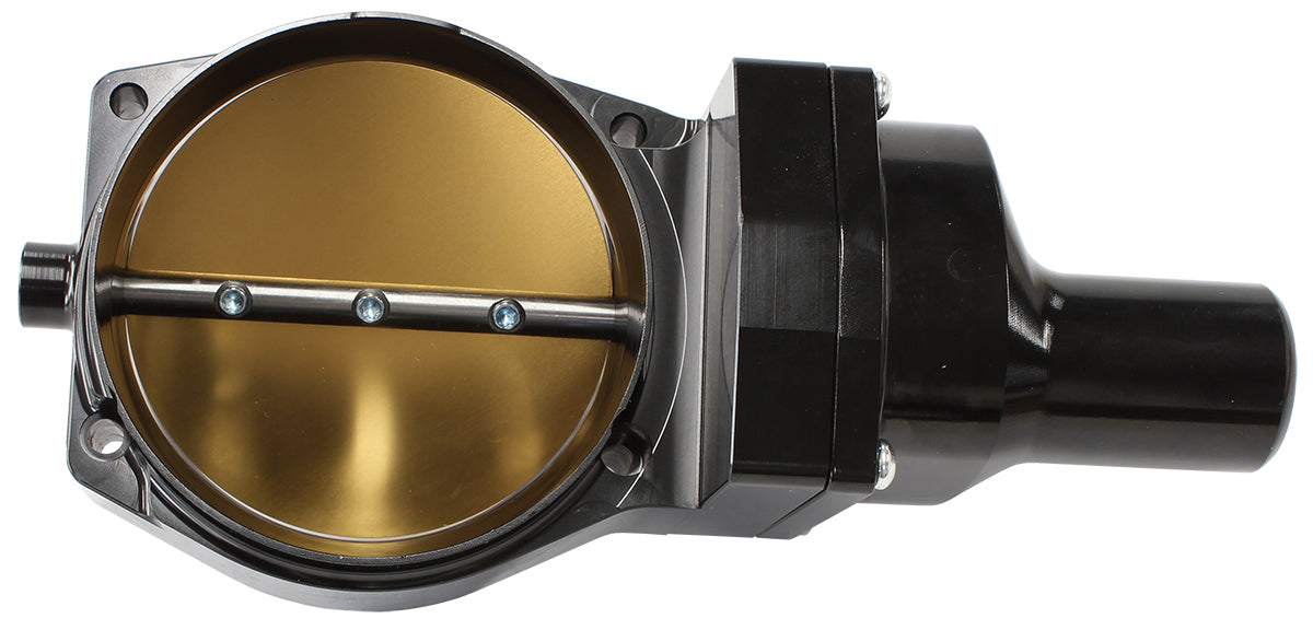 Aeroflow AF64-2134BLK GM LS LSA 102mm Throttle Body Black Fly By Wire