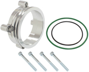 Aeroflow AF64-2138 BOSCH DBW 74mm THROTTLE ADAPT INTERCOOLER CLAMP 3 INCH SILVE