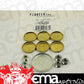 Pioneer PIPE-109-BR Ford 302 - 351C Brass Welch Plug Kit