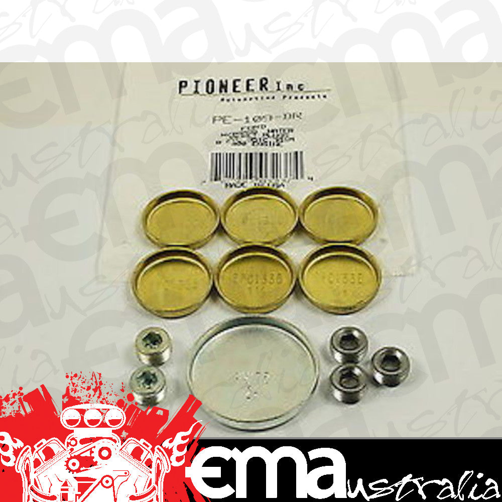 Pioneer PIPE-109-BR Ford 302 - 351C Brass Welch Plug Kit