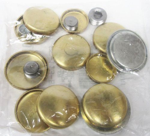 Pioneer PIPE-113-BR Brass Welsh Plug Kit suit Chrysler SB 273-360Ci V8
