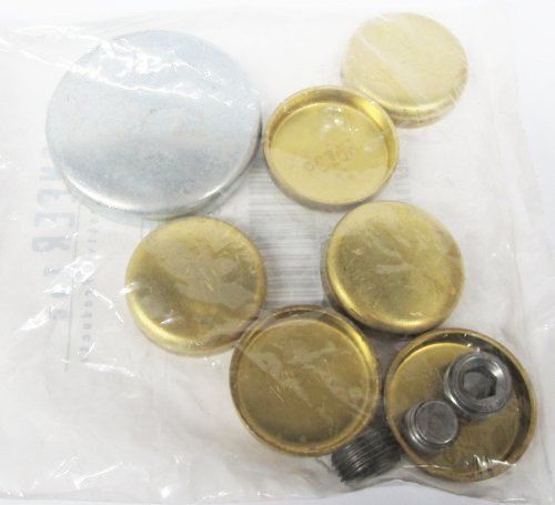 Pioneer PIPE-125-BR Brass Welsh Plug Kit suit Ford BB 429-460Ci V8