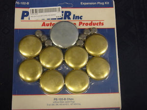 Pioneer PIPE102B Brass Welsh Plug Kit Chev 454