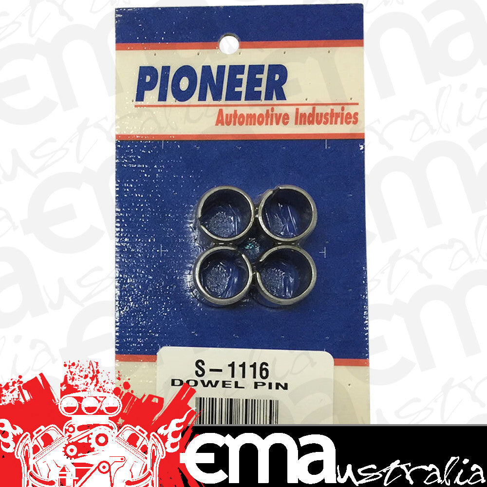 Pioneer PIS-1116 LS6 Cylinder Head to Block Dowel Kit 4Pk