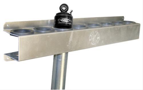 Pit Pal PIT-1040 Small Shock Rack Alloy 25"W X 5.5"H X 3.750"D Holds 8 Shocks