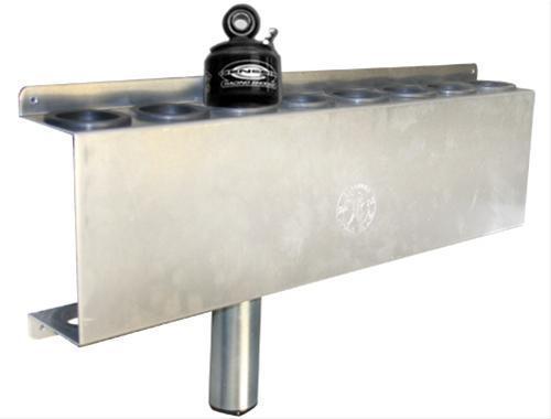 Pit Pal PIT-1041 Large Shock Rack Alloy 25"W X 7"H X 3.750"D Holds 8 Shocks