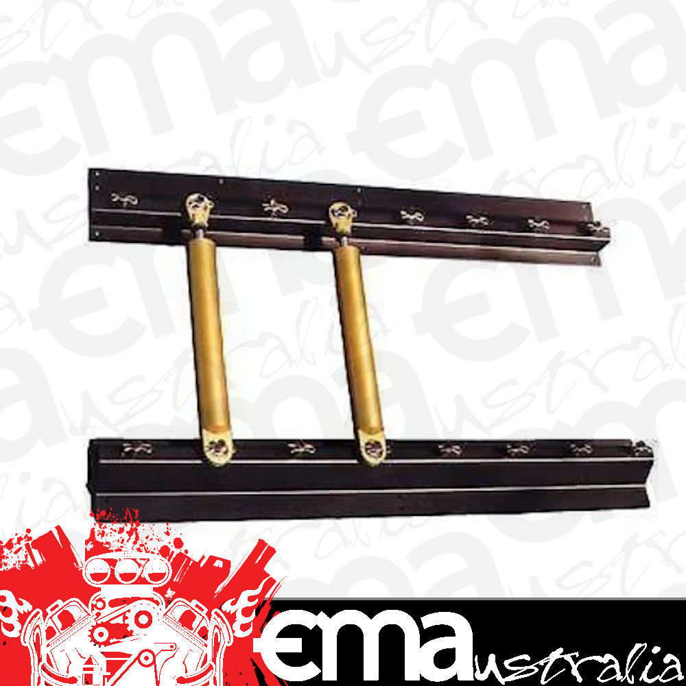 Pit Pal PIT-136 Aluminium Shock Rack Black 33"L X 3"W X 4.675"H