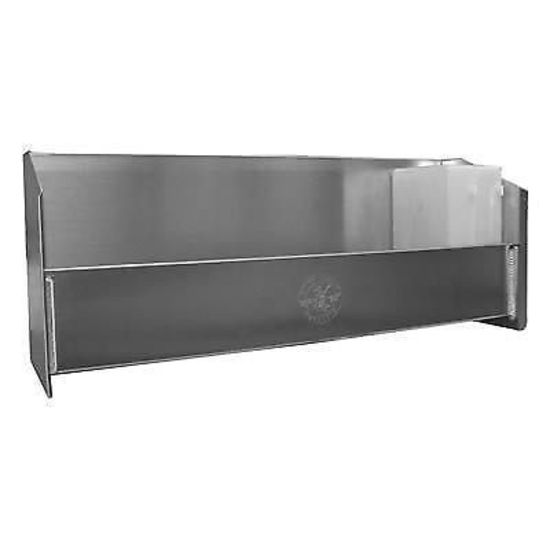 Pit Pal PIT-144 Vertical Aluminium Gear Case Storage Rack 24"W X 9.75"H X 7"D