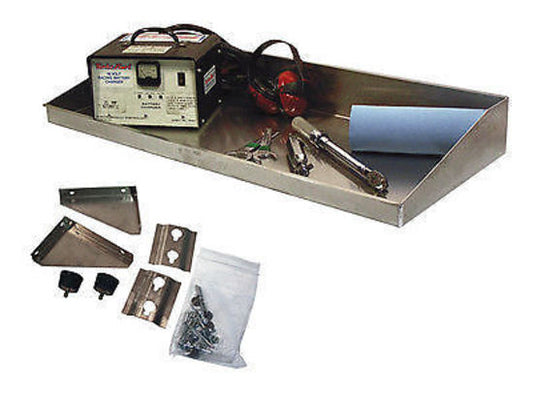 Pit Pal PIT-150 Clip On Aluminium Trailer Tray 38" X 5.5"H X 17"D