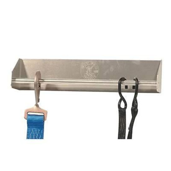 Pit Pal PIT-218 Wall Mount Tie Down Strap Hanger 18"L X 3.25"D
