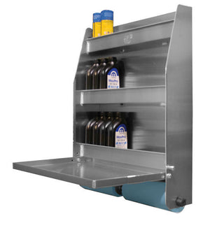 Pit Pal PIT-320A Deluxe Trailer Cabinet w/ Fold Down Tray 27"W X 32"H X 6.75"