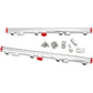 Aeroflow AF64-2155S GM LS1 LS2 LS3 Billet EFI Fuel Rails (Silver) Suit 14mm Short and 3/4" Length Fuel Injectors -8ORB Ports