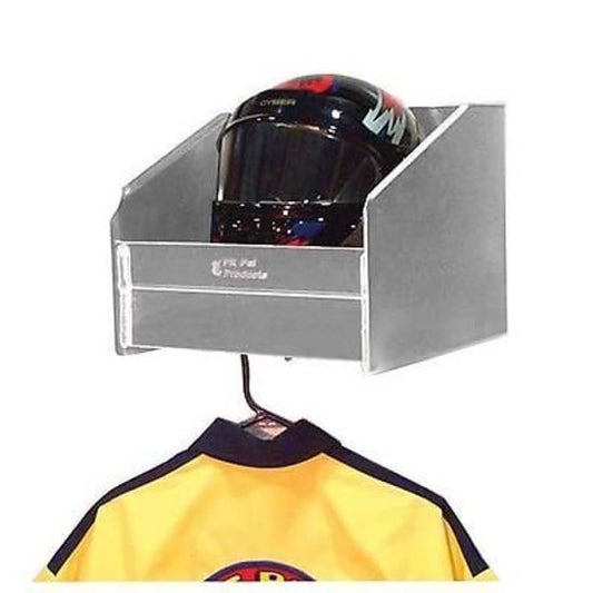 Pit Pal PIT-330 1 Bay Wall Mount Helmet Shelf w/ Hanger 14.25"W X 12"H X 15"D