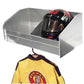 Pit Pal PIT-331 2 Bay Wall Mount Helmet Shelf w/ Hanger 28.5"W X 12"H X 15"D
