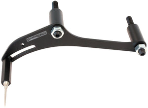 Aeroflow AF64-2160BLK Billet GM LS1 Timing Pointer Suits 6.75" and 7.50" Harmonic Balancer, Black Finish