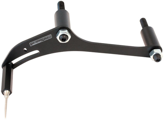 Aeroflow AF64-2160BLK Billet GM LS1 Timing Pointer Suits 6.75" and 7.50" Harmonic Balancer, Black Finish