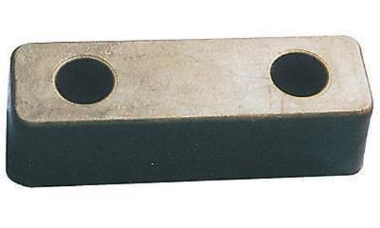 Pit Pal PIT-703 Trailer Door Bumper 7-3/4"W X 2"H X 2-7/16"D Black Rubber