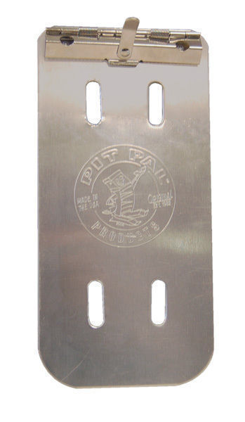Pit Pal PIT-780 Removable Aluminium Clipboard 4"W X 10"H X 1/2"D
