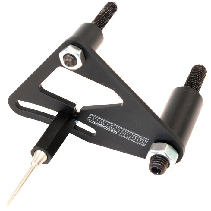 Aeroflow AF64-2161BLK Billet GM LS2 Timing Pointer Suits 6.75" and 7.50" Harmonic Balancer, Black Finish