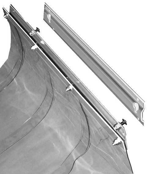 Pit Pal PIT-VS4X7 Trailer Clear Vinyl Strip Doors 4' W X 7' H
