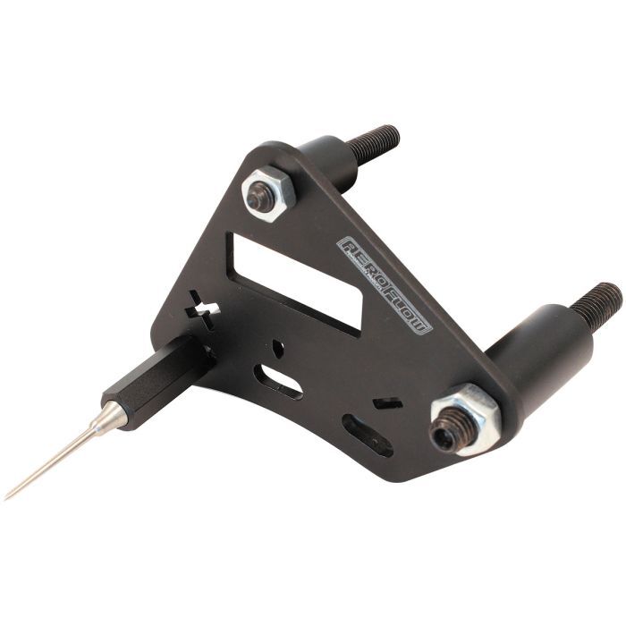 Aeroflow AF64-2161BLK Billet GM LS2 Timing Pointer Suits 6.75" and 7.50" Harmonic Balancer, Black Finish