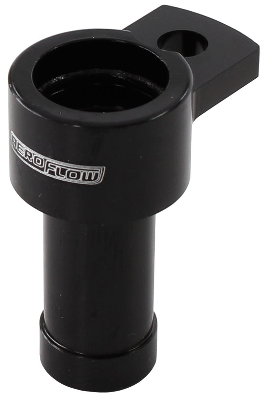 Aeroflow AF64-2170BLK 40mm FUEL PUMP INLET ADAPTER 3/8" BARB