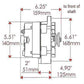 Powermaster PM17127 Gm 10Si Style 85 Amp Alternator Chrome Int Reg V Pulley