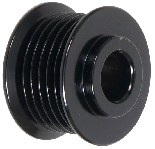 Powermaster PM179 Black Alternator 6 GroOve 2"
