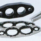 Aeroflow AF64-2184BLK LS Oil Cooler Adapter Vt - Vz Extension