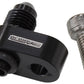 Aeroflow AF64-2186BLK Holden / Chev LS Water Cross- Over Adapter -4AN Male Nipple