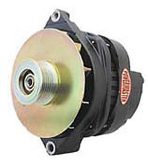 Powermaster PM578648 Black Gm Cs144 Style Alternator 200 Amps w/ 6-GroOve Serpentine Pulley